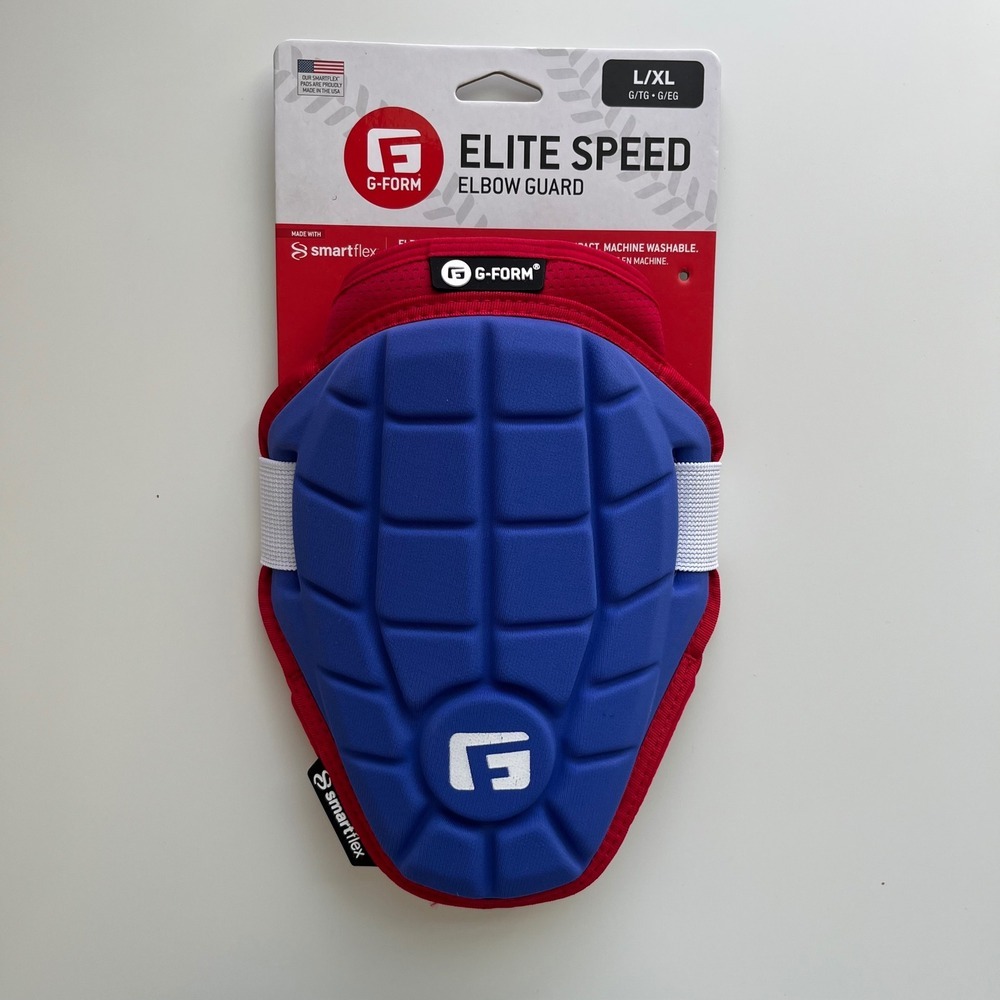 NEW G-Form Elite Speed Elbow Guard‎ Adult L/XL Royal Blue Red